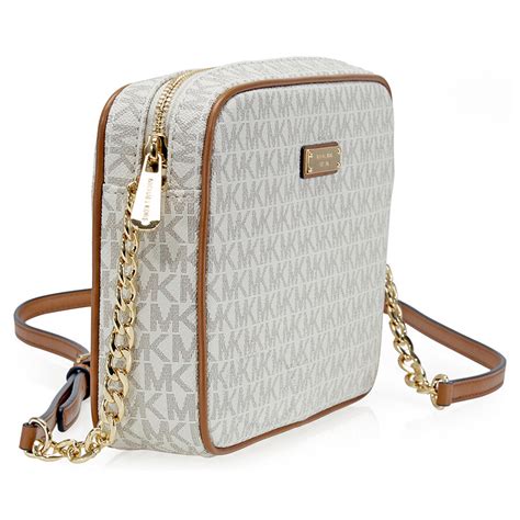 vanilla michael kors handbag and wallet set|Michael Kors vanilla crossbody.